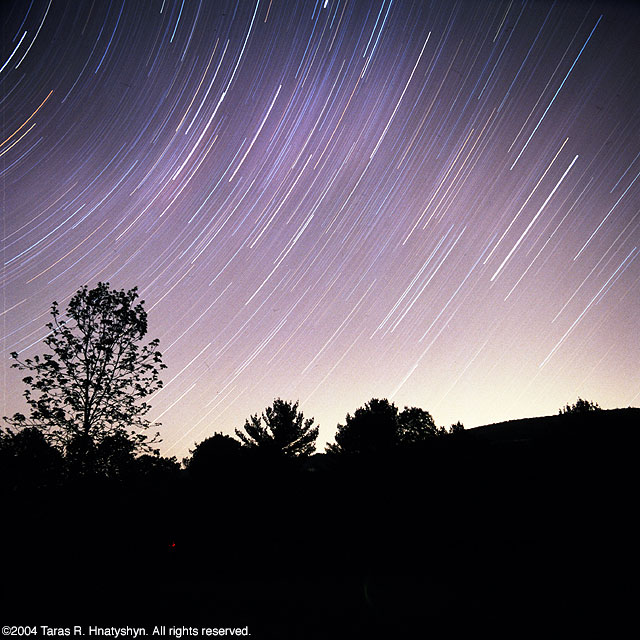 Star Trails over Cragsmoor.