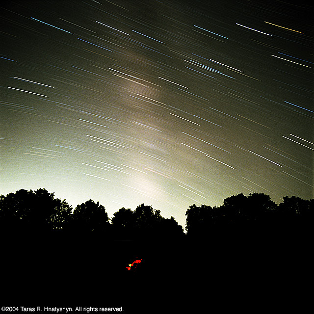 Milky Way Star Trails.