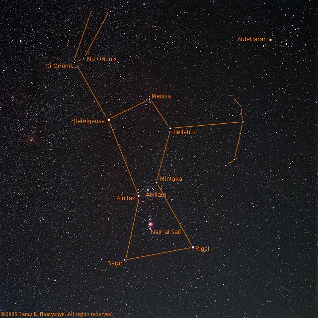 Orion the Hunter.